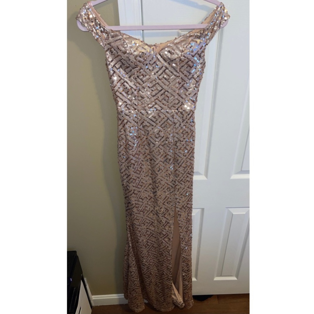 Sequin Long Dress